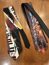 Je Suis  Ralph Marlin Pair 2 Musical Music Instrument Necktie Tie Teacher Mens