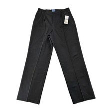 Koret Floral Bloom Black Dress Pants Women's 12 Missy Reg Pockets KN662309M