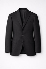 NEW Men's Black Suit Separate Jacket Three Button Blazer - Sizes 40R - 46R