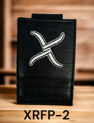 Twisted X XRFP-2 Black Leather Magnetic Compact Money Clip Wallet Card Holder