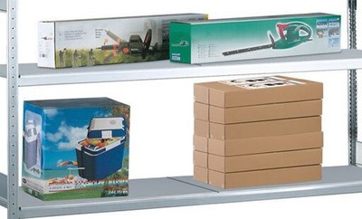 Zusatzebene mit Stahlböden WS 2000 2250 400 mm verzinkt Fachlast 400 kg