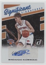 2017 Panini Donruss Significant Signatures Mindaugas Kuzminskas #SS-MK Auto pm6