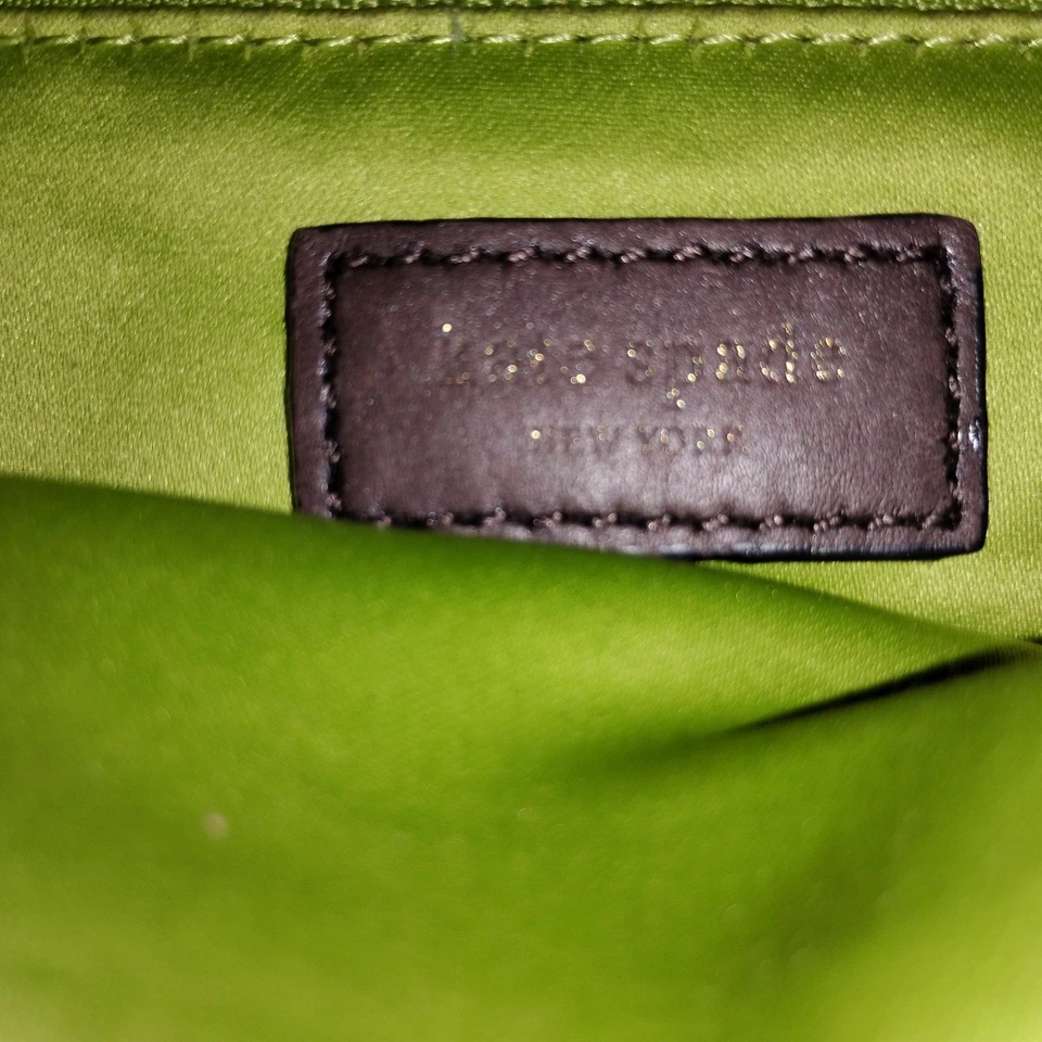 Bolso Kate Spade Vintage Italiano Marrón Negro Imitación Piel Foto 3 de 4