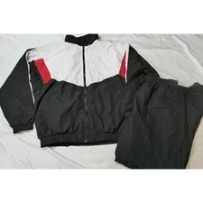 VINTAGE New Old Stock 90s TONIX NOLOGO Colorblock Track Suit Pants Jacket Men XL