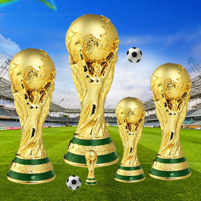 WM Fußball 2026 USA Gold Trophy Replik 13-36cm Sport Memorabilien Pokal