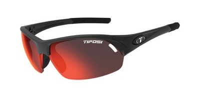 Tifosi Launch HS in Matte Black w/ Clarion Red, AC Red, Clear Lenses #1321200121