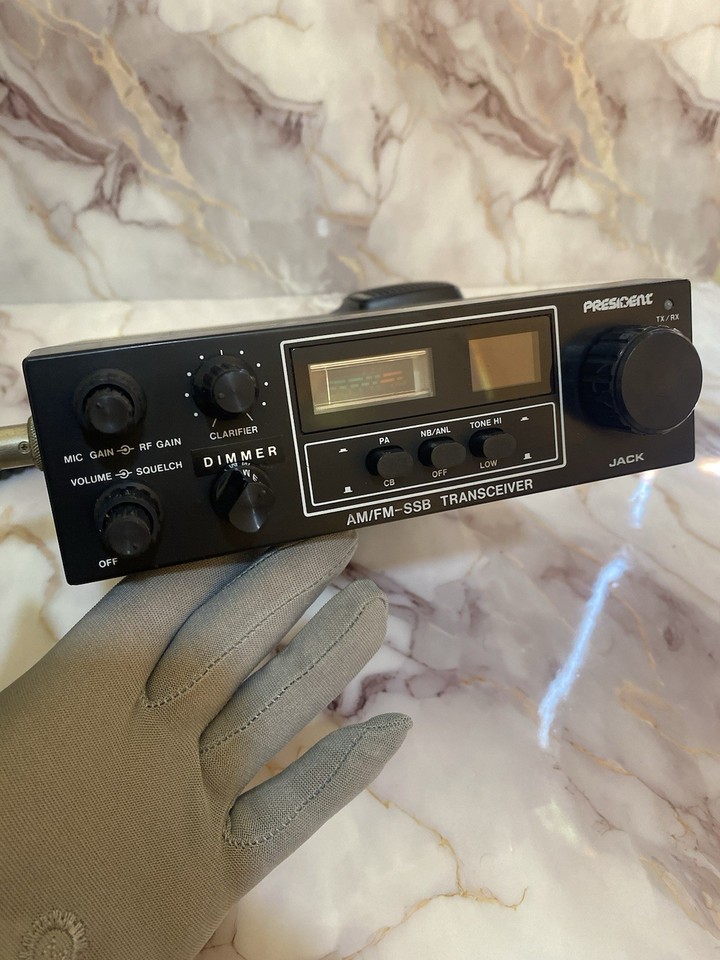 Rare President JACK CB Radio 40 Channel FM/SSB/AM + Microphone ...