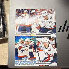 Upper Deck 2025-2026 Series 1 Capitals Protas Dubois Ovechkin Wilson 4 Card Lot
