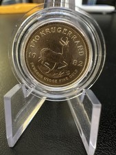 1982 1/10th Gold Krugerrand In Capsule- South Africa Gold Coin