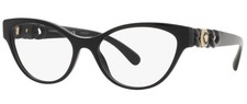 Versace Cat Eye Woman Eyeglasses '0VE3305 'GB1 55mm 'Black - NEW