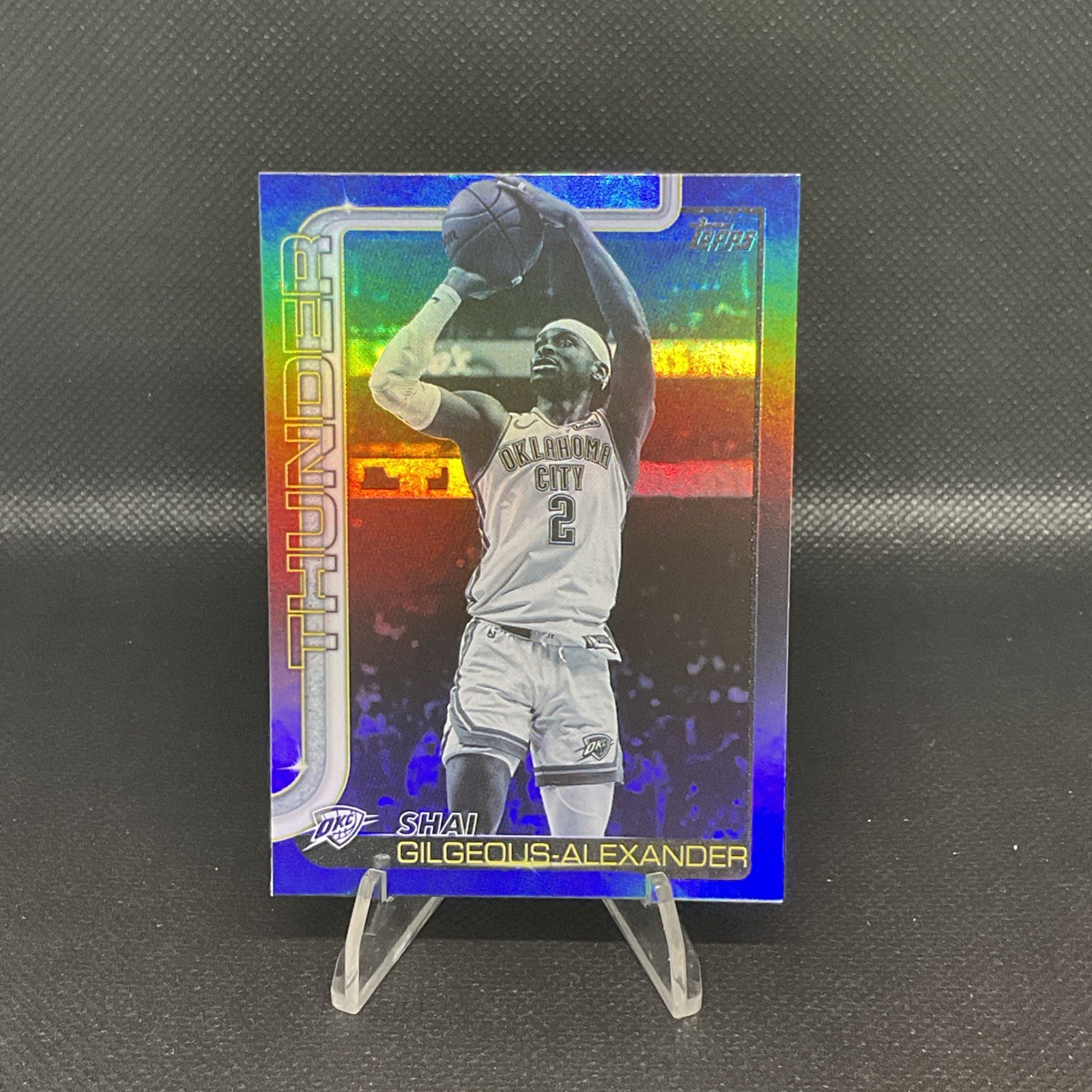 2025 Topps Shai Gilgeous-Alexander Blackout #115 Target Exclusive Black Friday