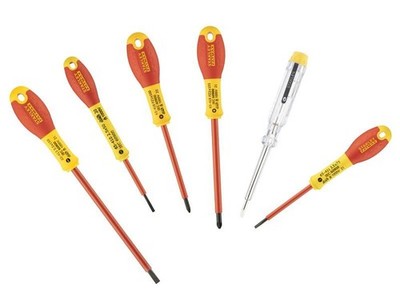 Stanley Tools - FatMax Screwdriver Set Insulated Parallel & Pozi Set of  6