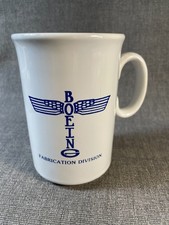 Boeing Fabrication Division Vintage Made in England Ceramic Coffee Mug EUC