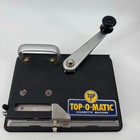 Top O Matic Cigarette Rolling Machine Manual Tabletop Black Metal