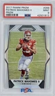 2017 Patrick Mahomes II Panini Prizm Silver Rookie Card #269 PSA 9 Chiefs