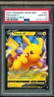PSA 10 ⭐️ Pokemon Pikachu V SWSH061 061 Pomo Black Star Full Art Graded Card