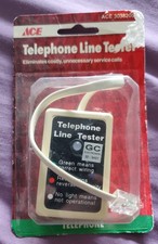 Vintage Ace Telephone Line Tester NEW!