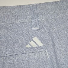 ADIDAS 9" Ultimate365 Stretch Performance Blue Herringbone Golf Shorts Sz 30