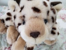 Build A Bear Leopard Jaguar Cheetah Panther Big Cat Plush Blue Eyes Rare