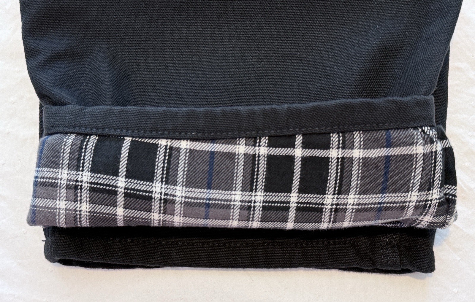 Carhartt Men’s Flannel Lined Utility Work Pants Black B111 Size 32X32 NWOT thumbnail 9