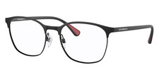 Emporio Armani Oval Man Eyeglasses '0EA1114 '3001 54mm 'Matte Black - NEW