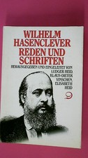 197056 Wilhelm Hasenclever REDEN UND SCHRIFTEN