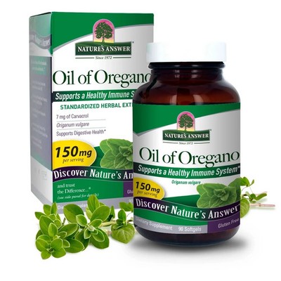 Nature's Answer Oreganoöl 150 mg 90 Weichkapseln unterstützt gesundes Immunsystem