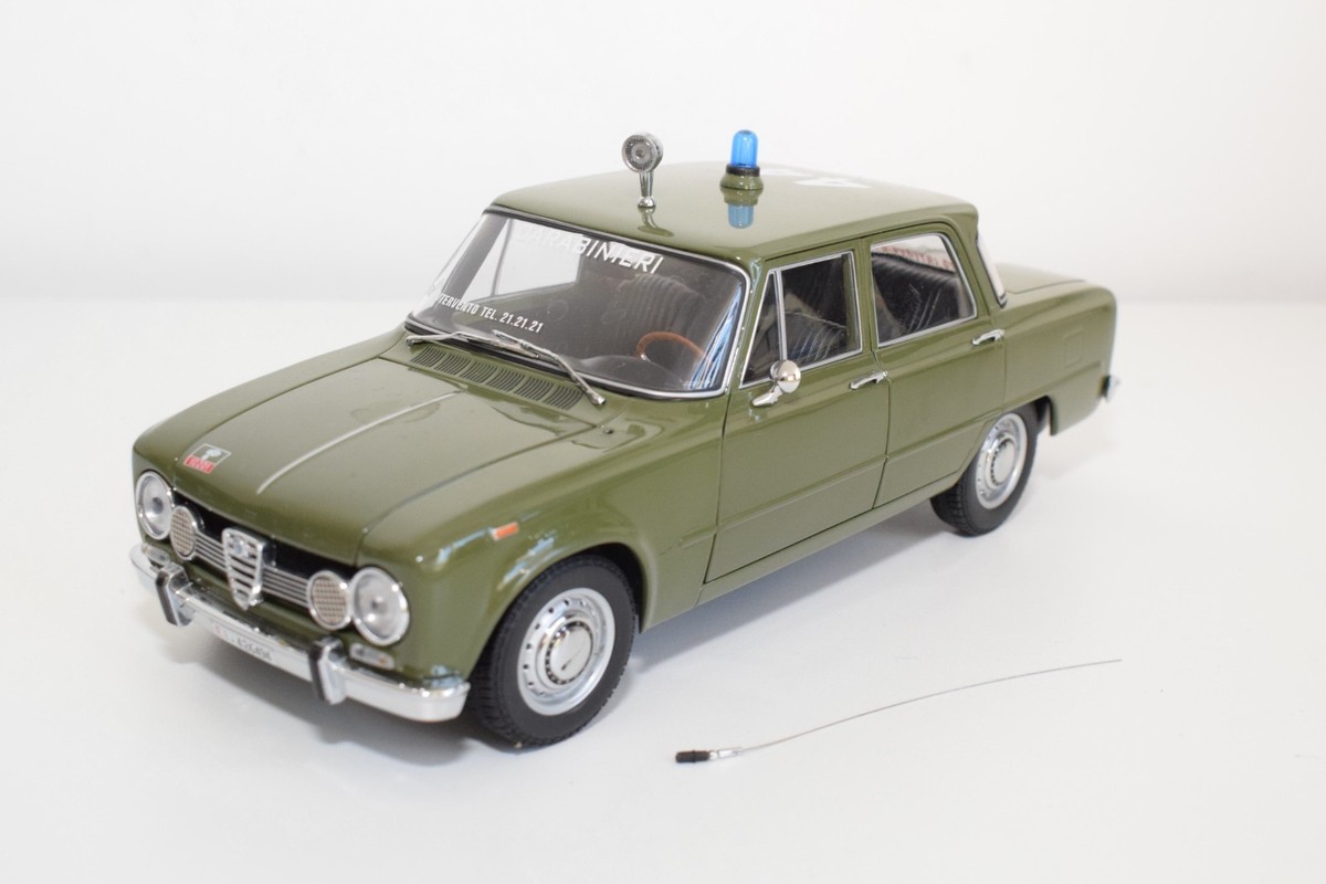 B81 1:18 MINICHAMPS ALFA ROMEO GIULIA SUPER CARABINIERI GREEN