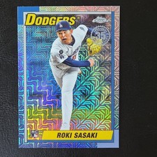 2025 Topps Update Series - Roki Sasaki RC 35th Anniversary Mojo Refractor 