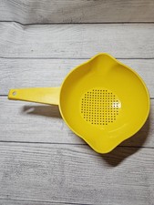 Vtg Tupperware SMALL Strainer #1200 - Yellow ...