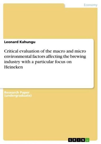 Critical Evaluation Of The Macro And Micro Environmental Factors Affecting The B-image