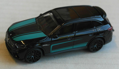Majorette Mercedes-AMG GLC 63 S E Performance schwarz SUV Auto Car black nero