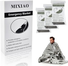 Survival/First Aid Blankets, Insulating, Reflective, Silver, 130 x 210 cm