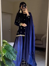 Designer Indian Pakistani top plazzo Bollywood Dress Party Wear Suit wedding