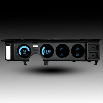 Intellitronix Teal LED Digital Water Temp Gauge For 82-90 Pontiac Firebird