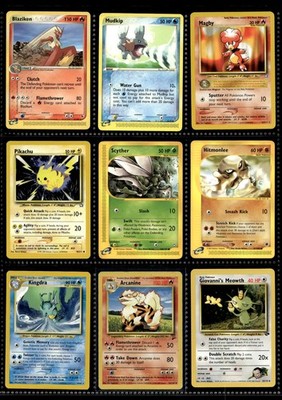 Vtg Pokemon Card Collection Lot E Reader Binder Holos WOTC Old Cards