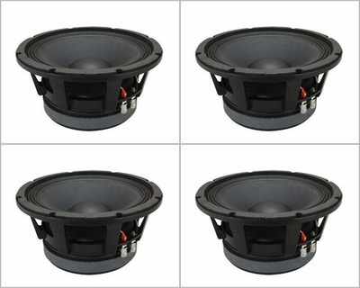 4x Lymal Audio LA-MBX10PRO 10'' Professional Midbass Loudspeaker 1200 Watts 4pc's
