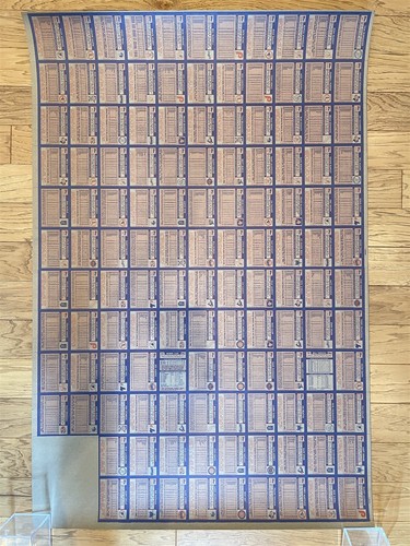 1984 Topps 7-11 Baseball Uncut Sheet Palmer Brett Carew Smith (132 Karten) *US70 - Bild 9 von 9