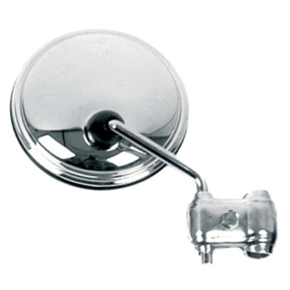 Universal Right Mirror V Parts Vespa Bordon 105 Mm Chrome For Motorcycle