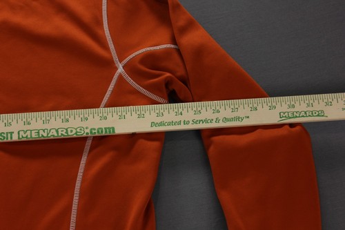 Nike Golf 1/4 Zip Sweatshirt Mens Therma Fit Pullover Orange Fleece Lined Logo L - Picture 5 of 11