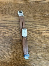 Fossil Delaney Women's Watch JR1324 Brown Leather Wrap Silver Dial