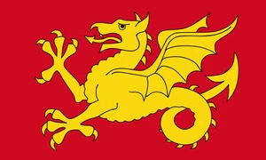 Wessex Flag Self Adhesive Vinyl Sticker