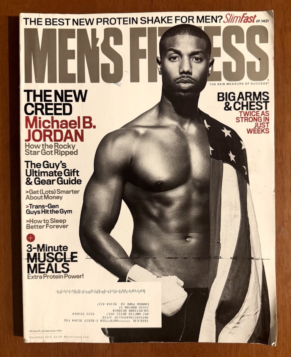 Men's Fitness (Dec 2015) Michael Jordan Creed Cover RARE