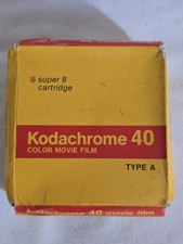 Kodak Kodachrome 40 Super 8 Color Movie Film Type A Cartridge 50 KMA464 NOS