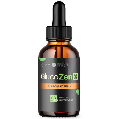 (1 Pack) Gluco Zen X Blood Support Drops Advanced Vitamin Supplement 30 Servings