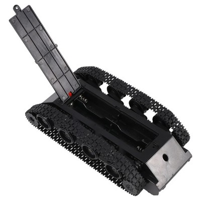 Rc Tank  Roboter Tank Auto Chassis Kit Gummiraupenkette für  130 Motor Diy 2071