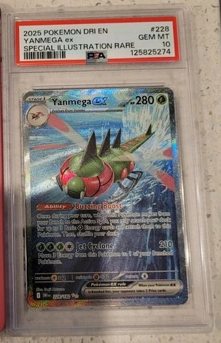 Yanmega EX 228/182 Destined Rivals SIR Pokemon TCG PSA 10 GEM MINT