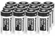 Panasonic CR123A Lithium Batt1550mAh - 12 Pack