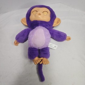 FINGERLINGS Care N Cuddles "SUNNY" Interactive Baby Monkey Purple (Monkey Only)