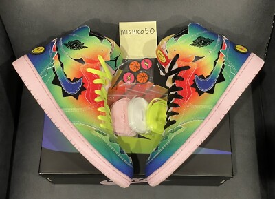Air Jordan Retro 1 High OG J Balvin Tie-Dye Chicago Lost  display picture 1